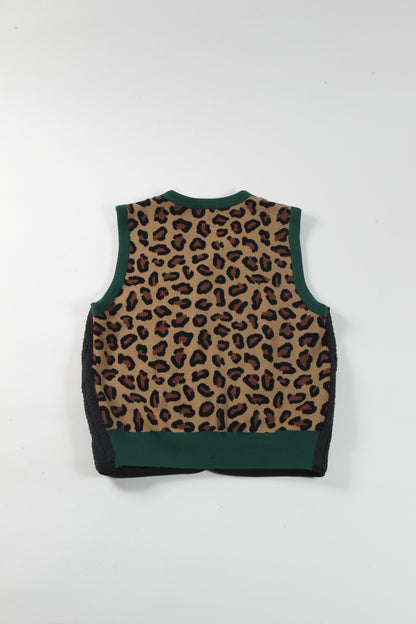 Upcycle P Vest / Leopard