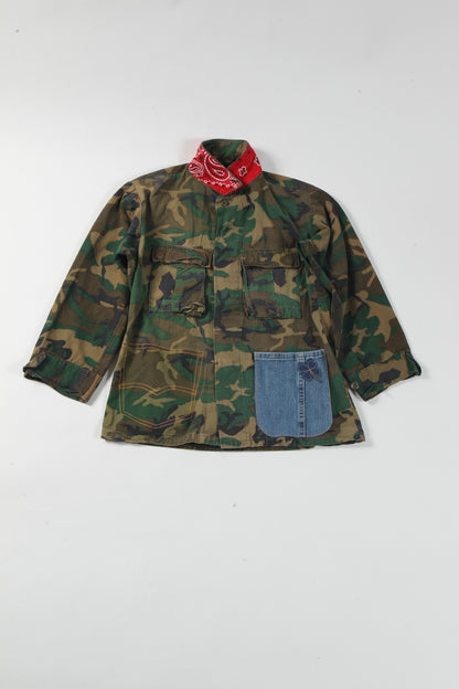 Upcycle Military Jacket #5DP