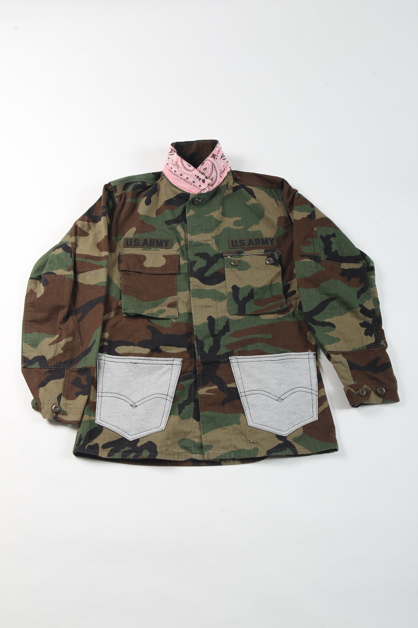 Upcycle Military Jacket #3GP