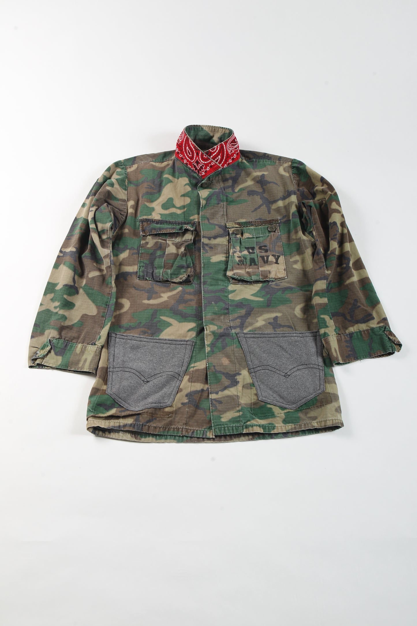 Upcycle Military Jacket #2GP