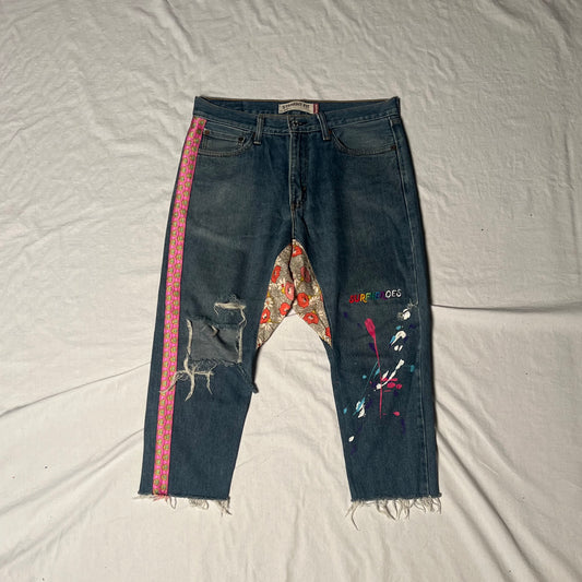 Upcycle Levis Jeans #2