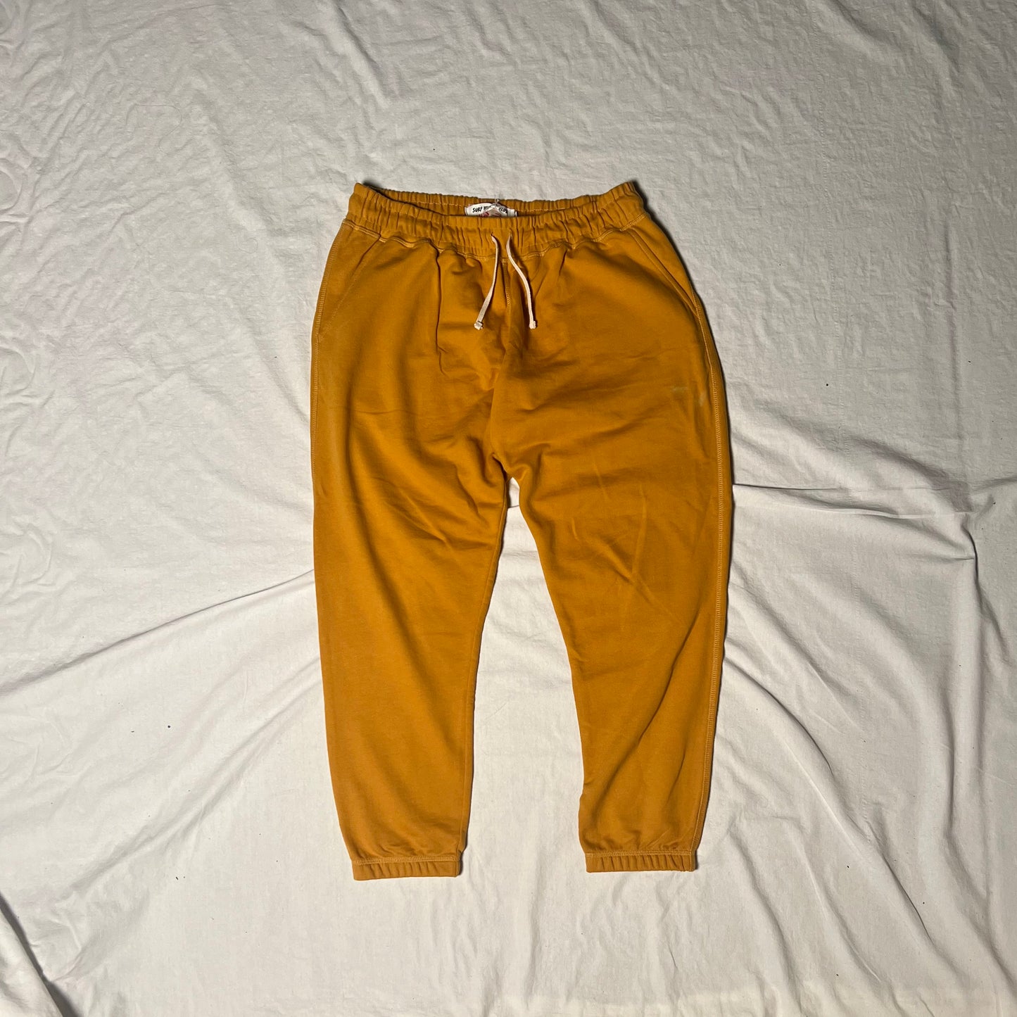 Upcycle Sweat Pants / Yellow