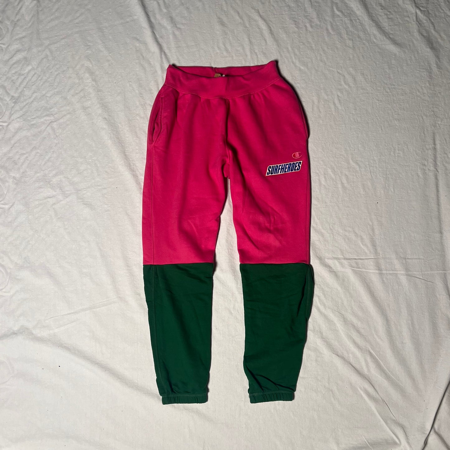 Upcycle Sweat Pants / Hot Pink