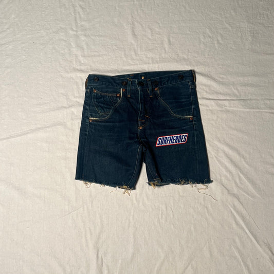 Upcycle Levis Red Shorts